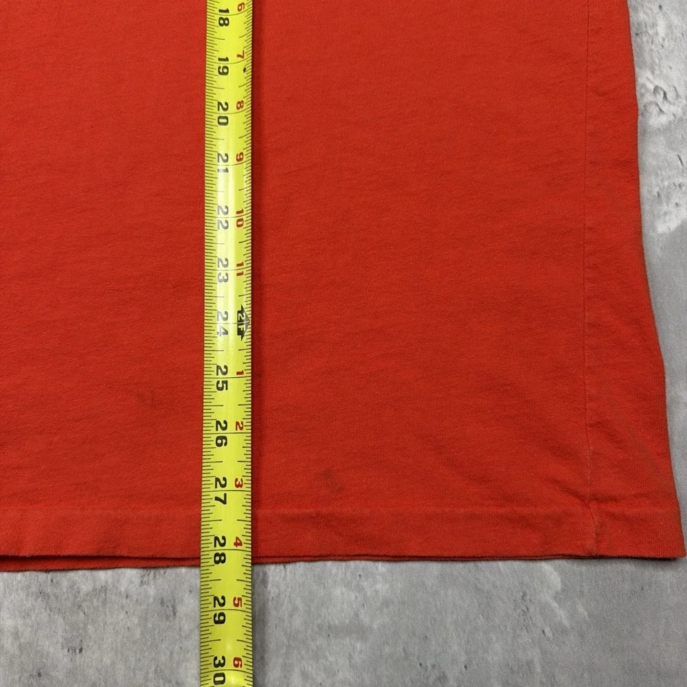 Vintage Polo Ralph Lauren T-shirt Orange Blue Pony XL Classic Retro Y2K